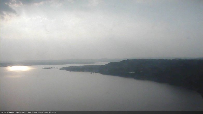Lake Travis webcam, May 11, 2017 5:50 PM CT