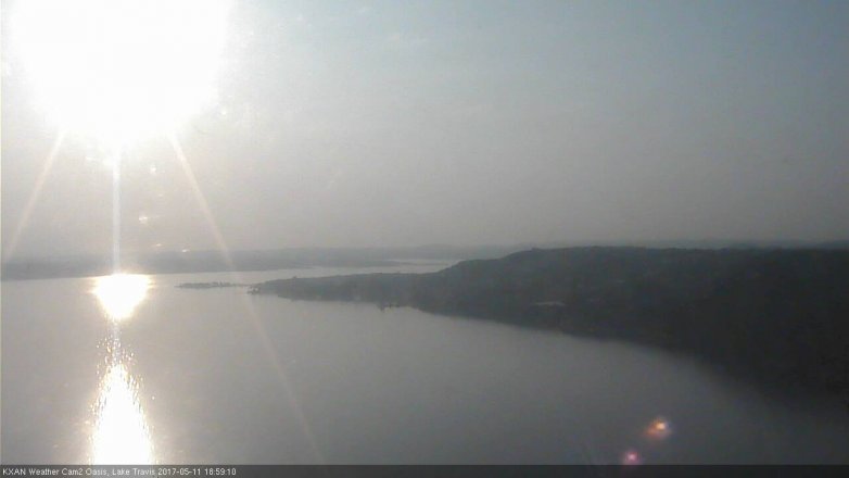 Lake Travis webcam, May 11, 2017 6:05 PM CT