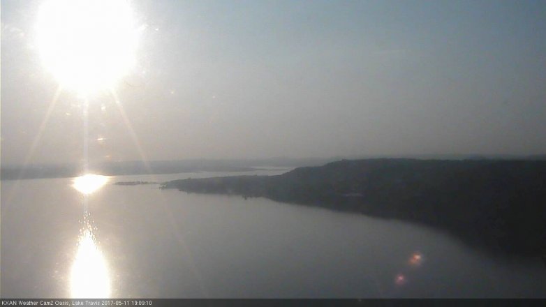 Lake Travis webcam, May 11, 2017 6:40 PM CT