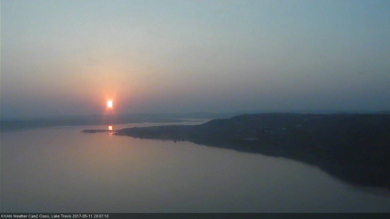 Lake Travis webcam, May 11, 2017 7:35 PM CT