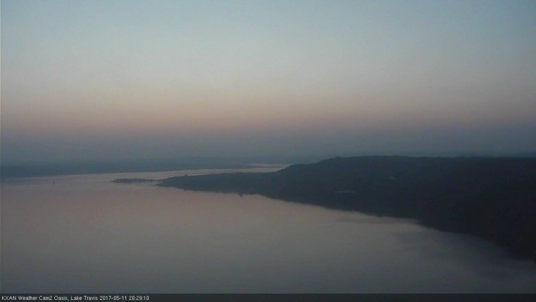 Lake Travis webcam, May 11, 2017 8:00 PM CT