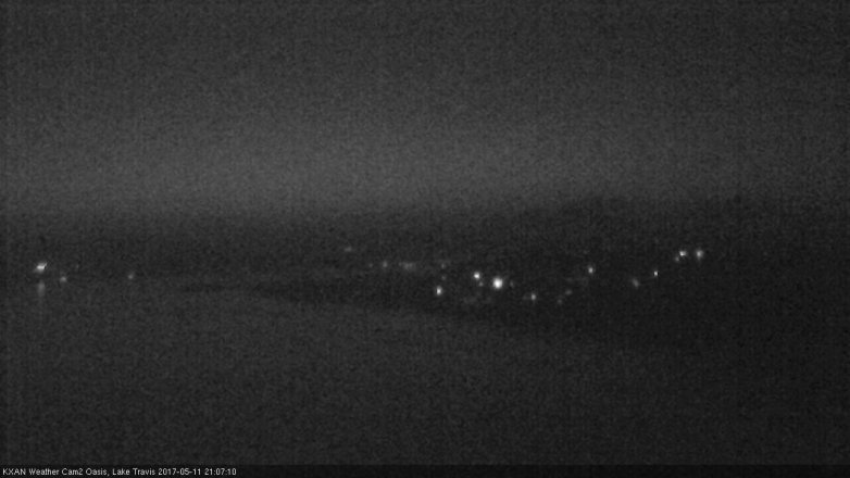 Lake Travis webcam, May 11, 2017 8:20 PM CT