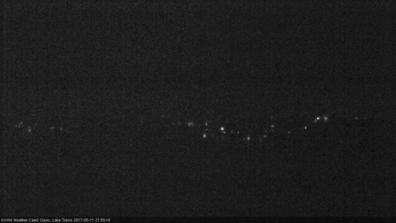 Lake Travis webcam, May 11, 2017 9:05 PM CT