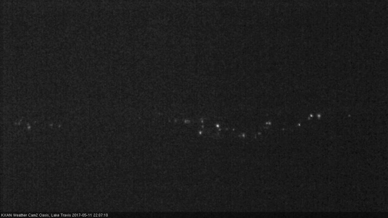 Lake Travis webcam, May 11, 2017 9:40 PM CT