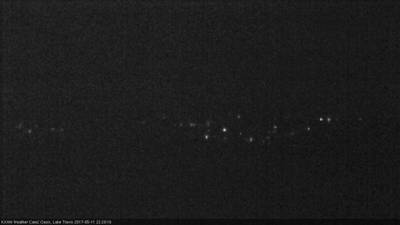 Lake Travis webcam, May 11, 2017 10:00 PM CT