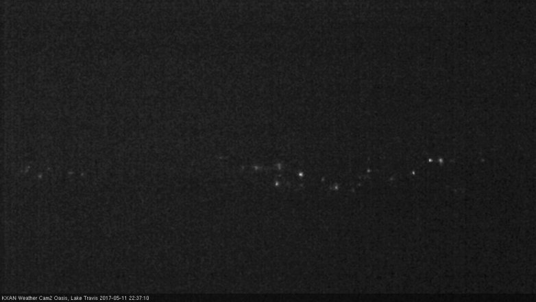 Lake Travis webcam, May 11, 2017 10:10 PM CT