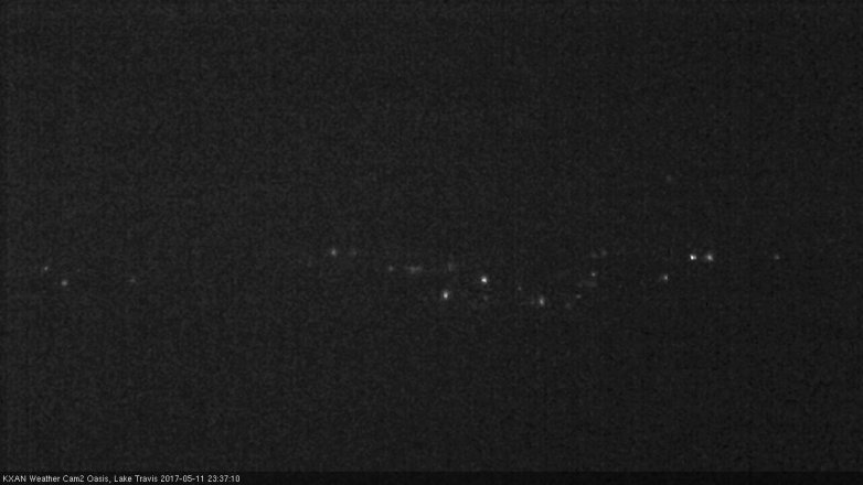 Lake Travis webcam, May 11, 2017 11:00 PM CT