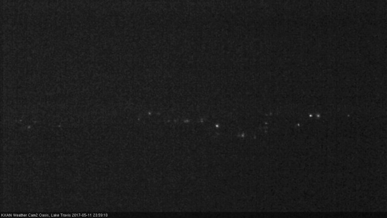 Lake Travis webcam, May 11, 2017 11:25 PM CT