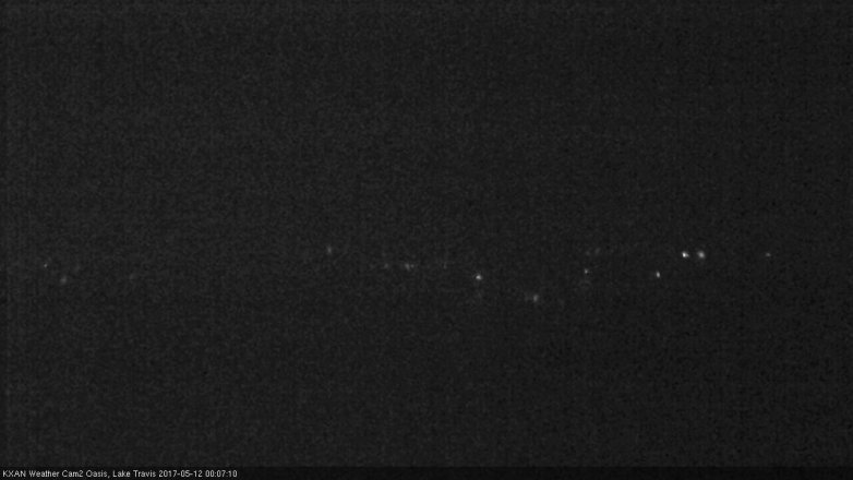 Lake Travis webcam, May 11, 2017 11:40 PM CT