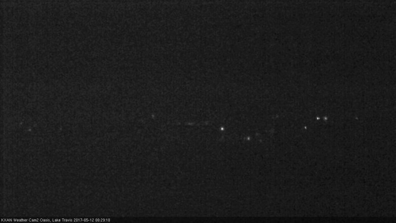 Lake Travis webcam, May 11, 2017 11:55 PM CT
