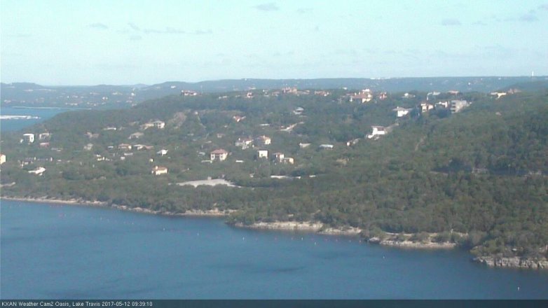Lake Travis webcam, May 12, 2017 9:00 AM CT