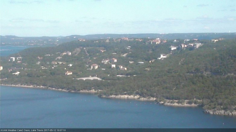 Lake Travis webcam, May 12, 2017 9:35 AM CT