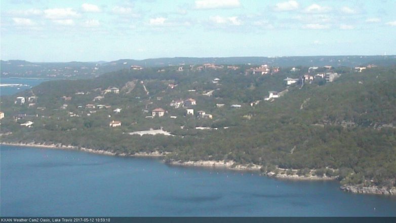 Lake Travis webcam, May 12, 2017 10:20 AM CT