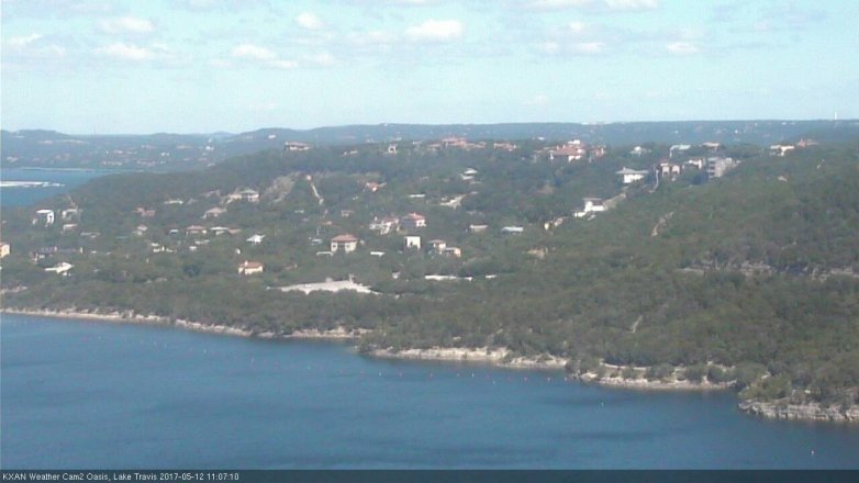 Lake Travis webcam, May 12, 2017 10:25 AM CT
