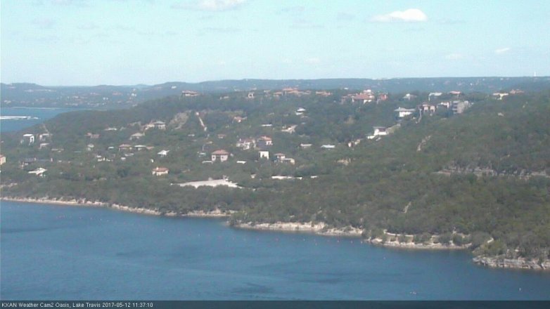 Lake Travis webcam, May 12, 2017 10:45 AM CT