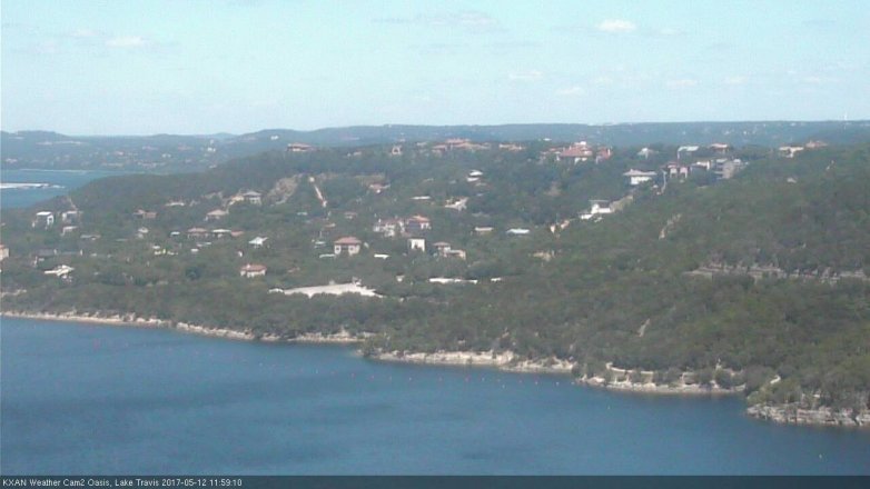 Lake Travis webcam, May 12, 2017 11:10 AM CT