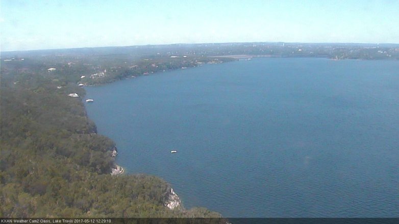 Lake Travis webcam, May 12, 2017 11:55 AM CT