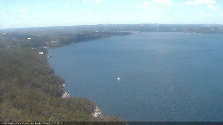 Lake Travis webcam, May 12, 2017 12:20 PM CT