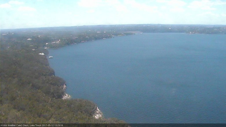 Lake Travis webcam, May 12, 2017 12:55 PM CT