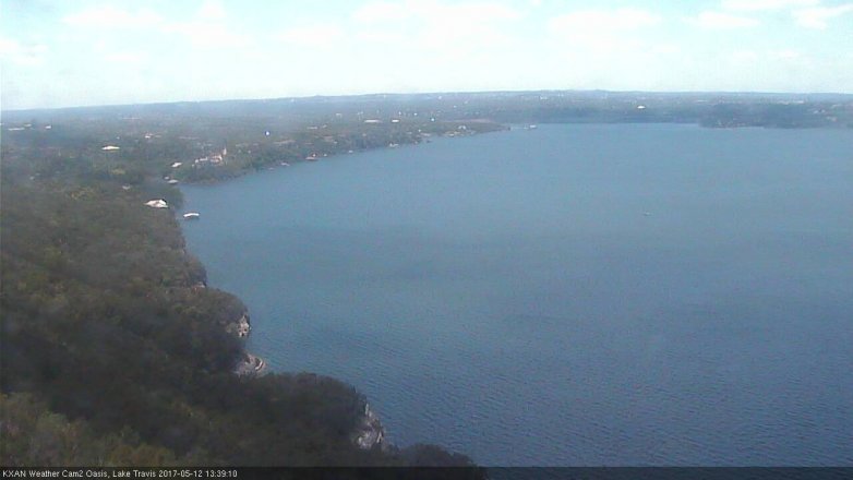 Lake Travis webcam, May 12, 2017 1:10 PM CT