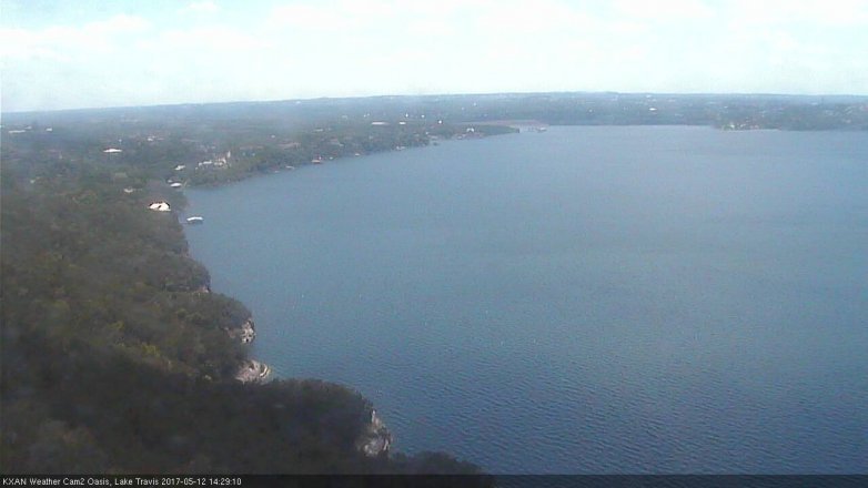 Lake Travis webcam, May 12, 2017 2:00 PM CT