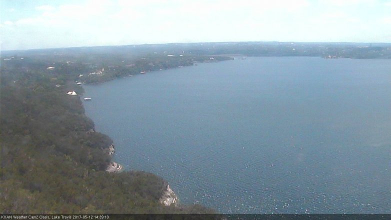 Lake Travis webcam, May 12, 2017 2:05 PM CT