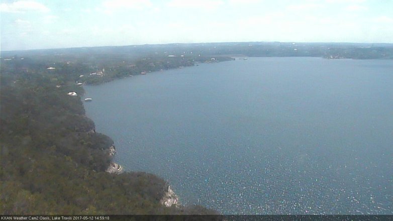 Lake Travis webcam, May 12, 2017 2:15 PM CT