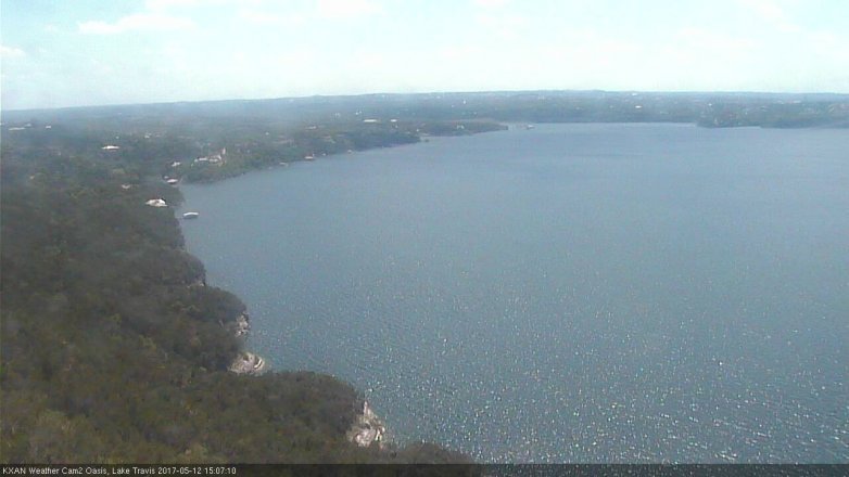Lake Travis webcam, May 12, 2017 2:40 PM CT