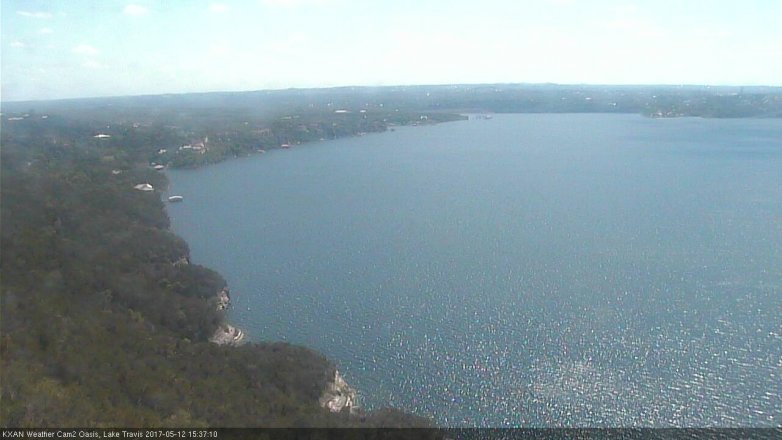 Lake Travis webcam, May 12, 2017 2:50 PM CT