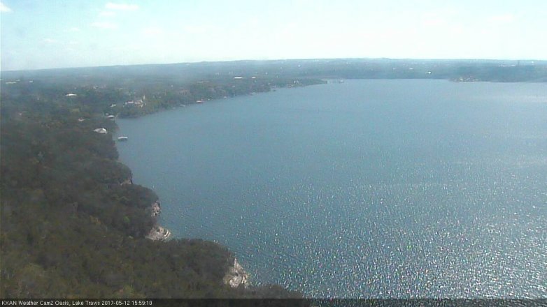 Lake Travis webcam, May 12, 2017 3:30 PM CT
