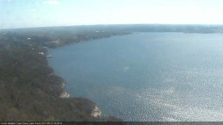 Lake Travis webcam, May 12, 2017 3:35 PM CT