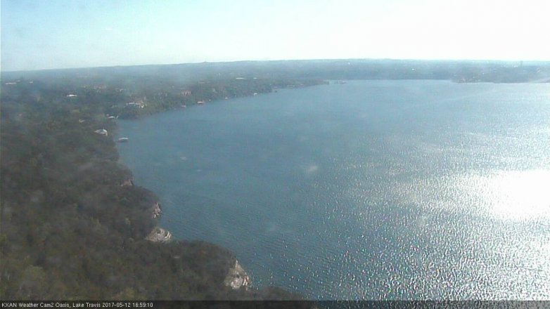 Lake Travis webcam, May 12, 2017 4:25 PM CT