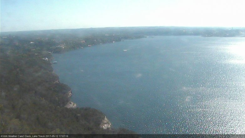 Lake Travis webcam, May 12, 2017 4:30 PM CT