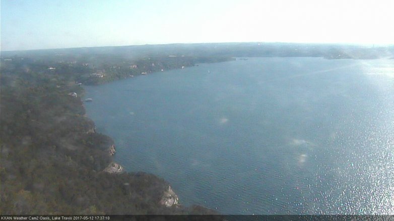 Lake Travis webcam, May 12, 2017 4:50 PM CT