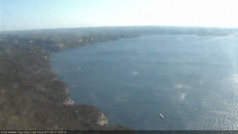 Lake Travis webcam, May 12, 2017 5:20 PM CT