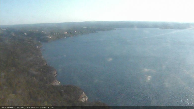 Lake Travis webcam, May 12, 2017 6:10 PM CT