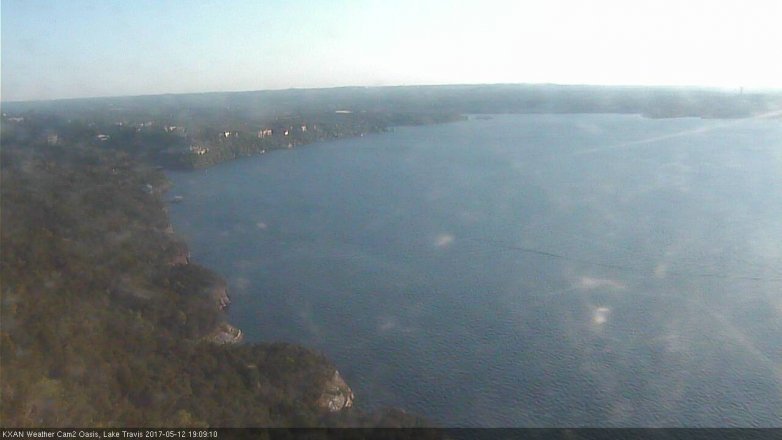 Lake Travis webcam, May 12, 2017 6:15 PM CT