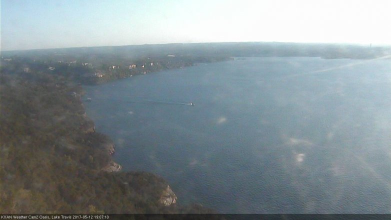 Lake Travis webcam, May 12, 2017 6:20 PM CT