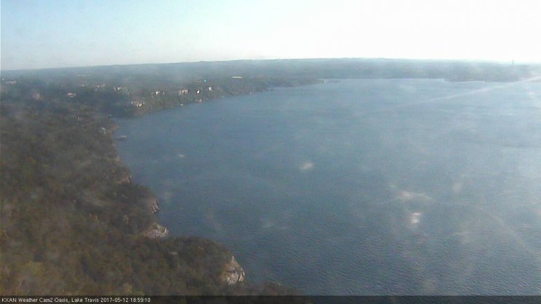 Lake Travis webcam, May 12, 2017 6:30 PM CT