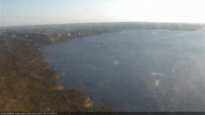 Lake Travis webcam, May 12, 2017 6:35 PM CT