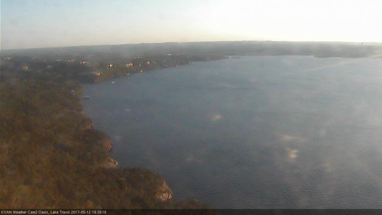 Lake Travis webcam, May 12, 2017 6:50 PM CT