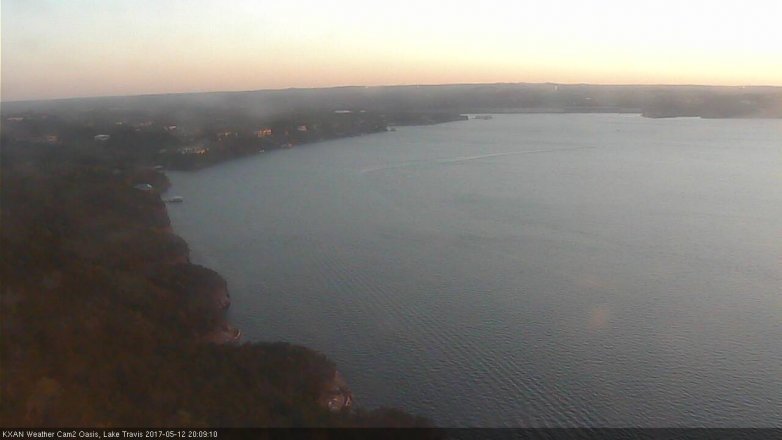 Lake Travis webcam, May 12, 2017 7:35 PM CT