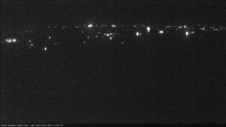Lake Travis webcam, May 12, 2017 9:35 PM CT