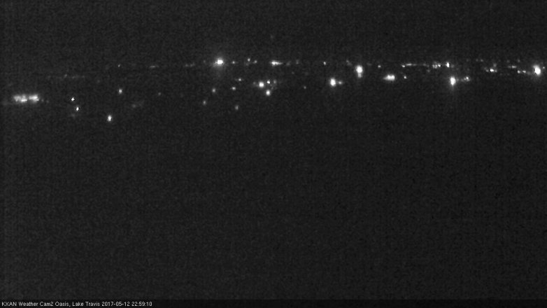Lake Travis webcam, May 12, 2017 10:05 PM CT