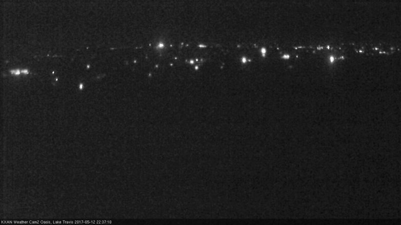 Lake Travis webcam, May 12, 2017 10:10 PM CT