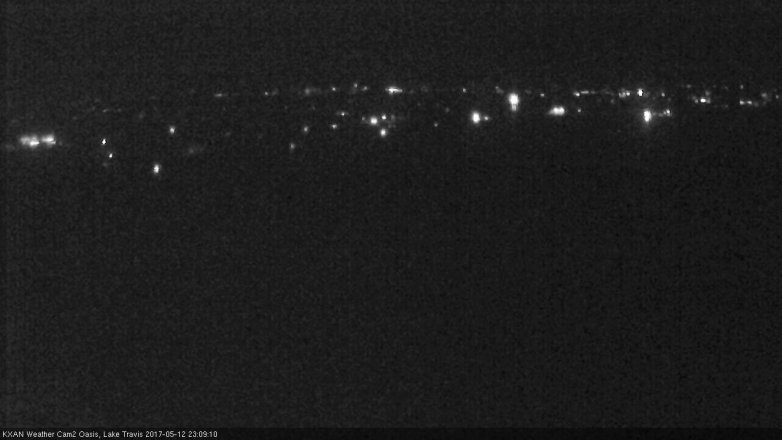 Lake Travis webcam, May 12, 2017 10:20 PM CT
