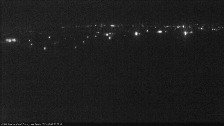 Lake Travis webcam, May 12, 2017 10:35 PM CT
