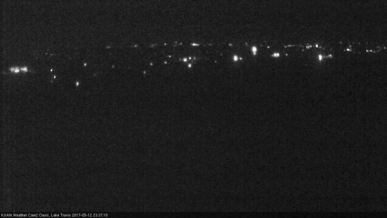 Lake Travis webcam, May 12, 2017 11:05 PM CT