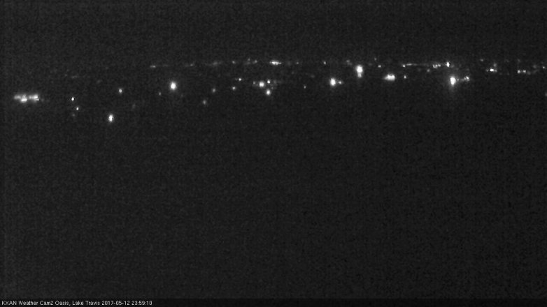 Lake Travis webcam, May 12, 2017 11:15 PM CT