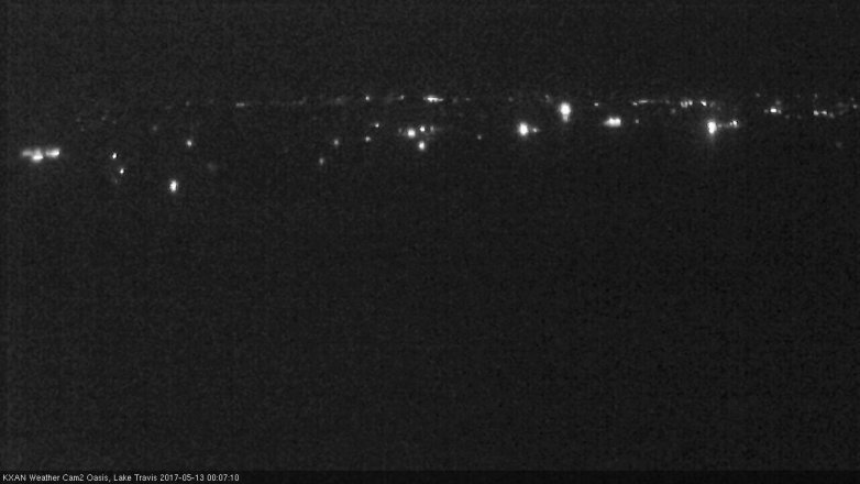Lake Travis webcam, May 12, 2017 11:35 PM CT